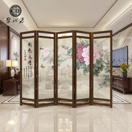 Image result for chinese folding screen in ancient room